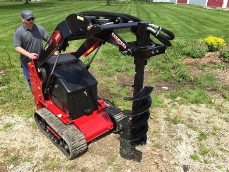 drilling holes with skid steer|skid steer auger bits.